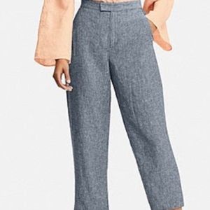 Uniqlo linen blend trousers